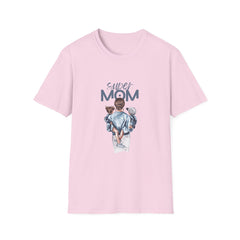 Super Mom Unisex Softstyle Parents T-Shirt – Perfect Gift for Mother's Day