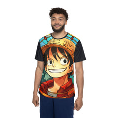 Anime-Inspired Men's Sports Premium Jersey - Fun Graphic Tee featuring Iconic Character