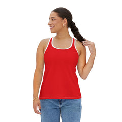 Vibrant Red Women's Tank Top - Perfect for Summer and Active Days