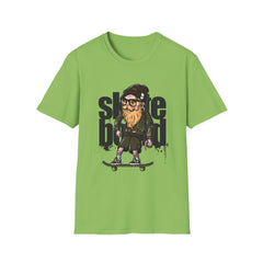 Skateboarder Graffiti Graphic Unisex Softstyle T-Shirt - Perfect for Skate Lovers