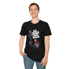 The Story of Two Friends Unisex Softstyle Relatonship  T-Shirt