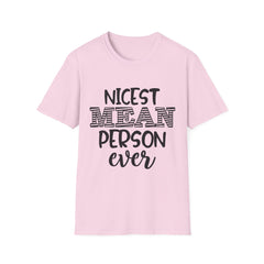 Unisex Softstyle Printed English quotes T-Shirt