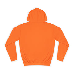 Retro Motorcycle Unisex College Hoodie - Stylish Orange Pullover for Riders