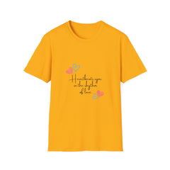 Heartbeats Sync Love Girls T-Shirt | Unisex Softstyle Tee for Romantic Occasions