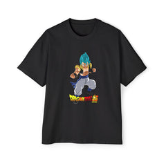 Dragon Ball Super Men's Heavy Oversized Tee - Retro Anime Graphic Shirt