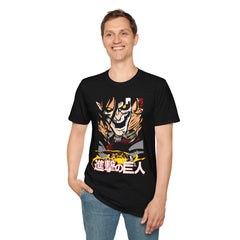 ATTACK ON TITAN ANIME  Printed T-Shirt - Bold Design for Fans