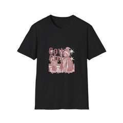Vintage Statue of Liberty Unisex Softstyle Girls T-Shirt - Freedom & Patriotism