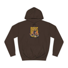 Retro Davis Unisex College Hoodie - Stylish & Comfortable