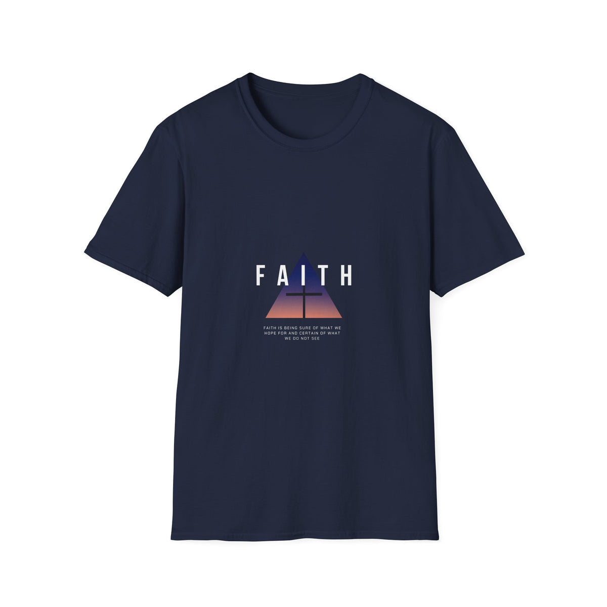 Faith Inspirational Unisex Softstyle Girls T-Shirt - Motivational Graphic Tee