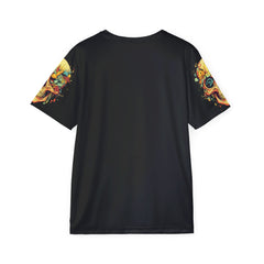 Men's Skull Graphic Sports Premium Jersey - Vibrant Athletic Wear for Halloween and Festivals