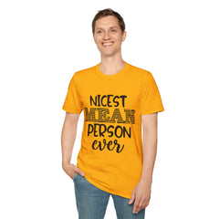 Unisex Softstyle Printed English quotes T-Shirt