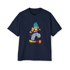Dragon Ball Super Men's Heavy Oversized Tee - Retro Anime Graphic Shirt