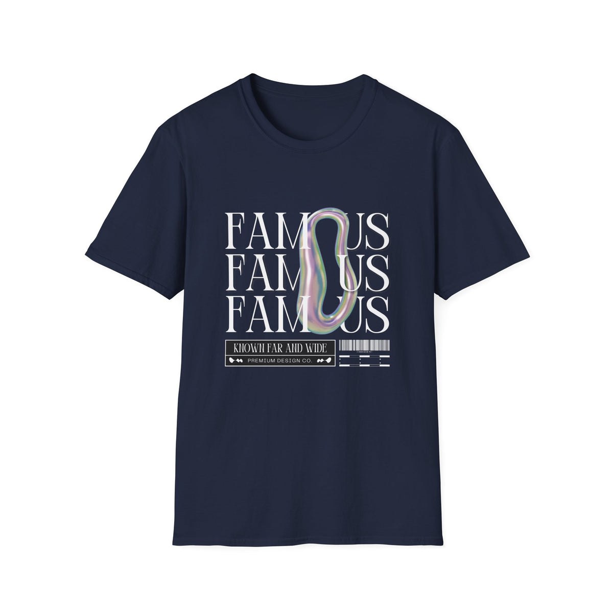 Famous Vibes Unisex Softstyle Girls T-Shirt - Trendy Graphic Tee for Casual Wear