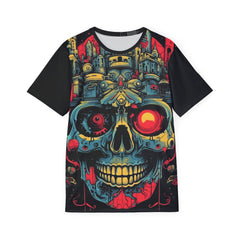 Men's Graphic Sports Premium Jersey - Skull Design for Athletes and Casual Wear