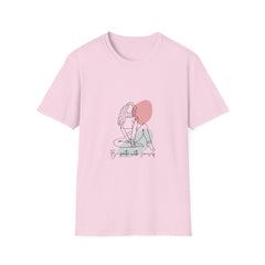 Boho Inspirational Graphic Girls T-Shirt - "Be Gentle With Yourself"