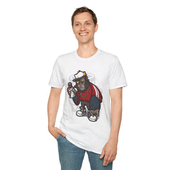 Cool Urban Bear Graffiti Unisex Softstyle T-Shirt