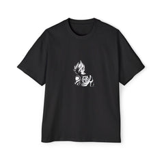 Men's Heavy Oversized DRAGON Tee with Bold Graphic Design