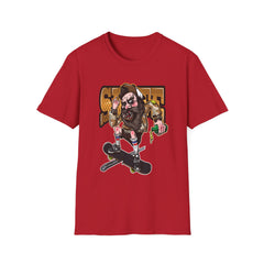 Skateboard Graffiti Graphic T-Shirt - Retro Skate Vibe, Unisex Softstyle Tee