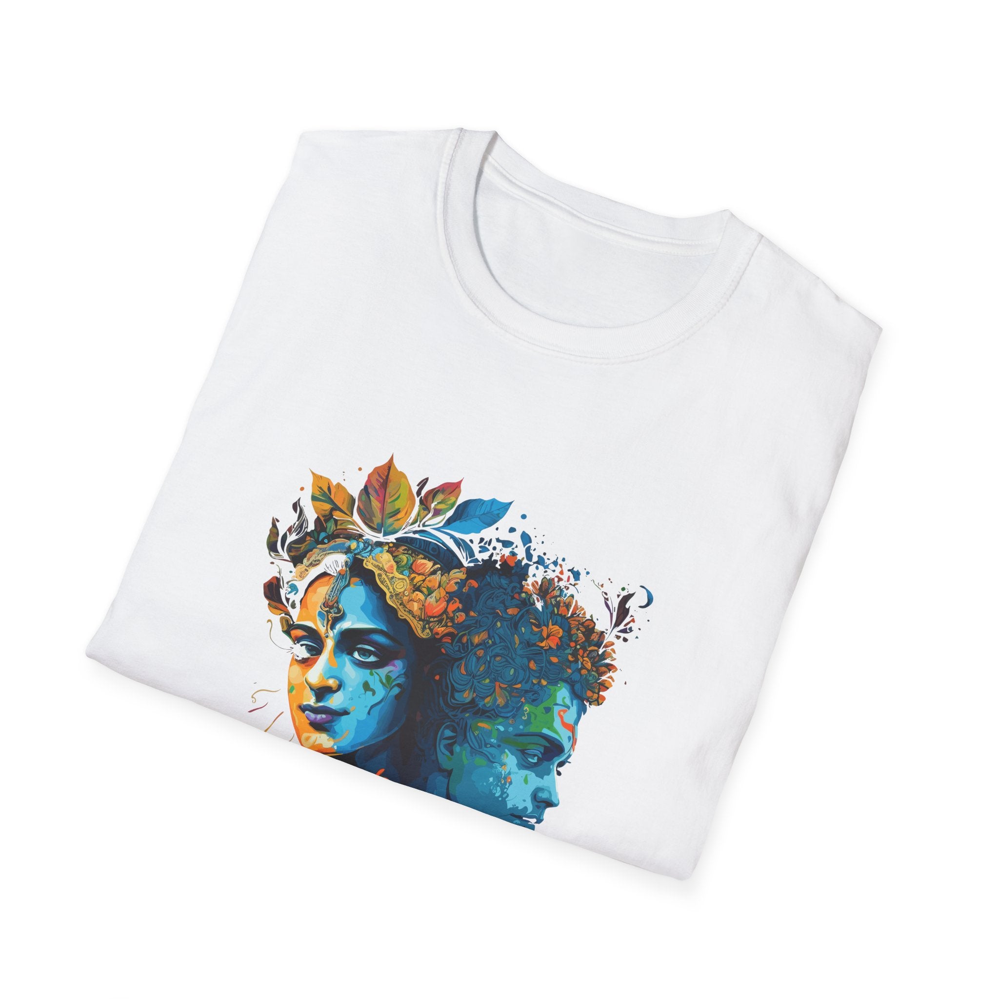 radha_krishna devotional  Printed T-Shirt - Colorful Art Tee for Creative Souls
