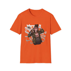 Yo! Stylish Graffiti Graphic Unisex Softstyle T-Shirt - Urban Vibe Shirt