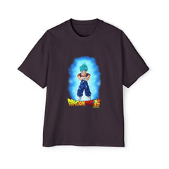Men's Dragon Ball Z Heavy Oversized Tee - Iconic Super Saiyan Design