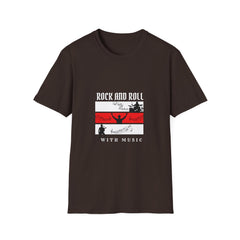 Musical Vibes Unisex Softstyle Girls T-Shirt with Artistic Design