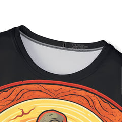 Men's Graphic Sports Premium Jersey - Grim Reaper Design for Halloween & Gaming Enthusiasts