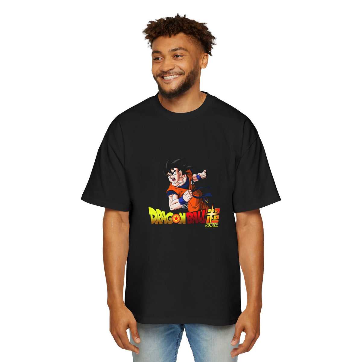 Dragon Ball Z Oversized Tee for Men - Retro Anime Graphic Shirt