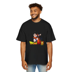Dragon Ball Z Oversized Tee for Men - Retro Anime Graphic Shirt