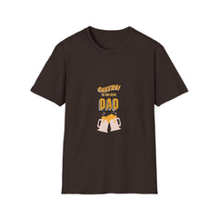 Cheers to the Best Dad Parents T-Shirt - Unisex Softstyle Tee for Father's Day
