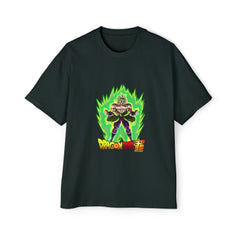 Dragon Ball Z Men's Heavy Oversized Tee - Retro Graphic Tee for Anime Fans