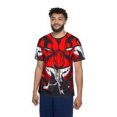 Men's Sports Premium Jersey with Bold Red Design - Perfect for Gamers & Anime Fans