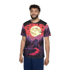 Men's Sports Premium Jersey - Gothic Moonlit Adventure Design