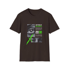 Rhythm of Our Hearts Unisex Softstyle Girls T-Shirt - Retro 2030 Design