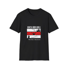 Musical Vibes Unisex Softstyle Girls T-Shirt with Artistic Design