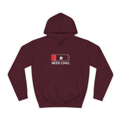 Minimalist Unisex College Hoodie - Stylish Hooded Sweatshirt for Campus Life