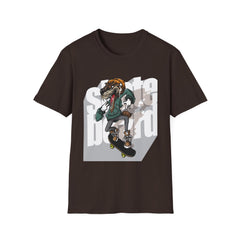 Skateboard Graffiti Graphic Unisex Softstyle T-Shirt | Trendy Streetwear Apparel