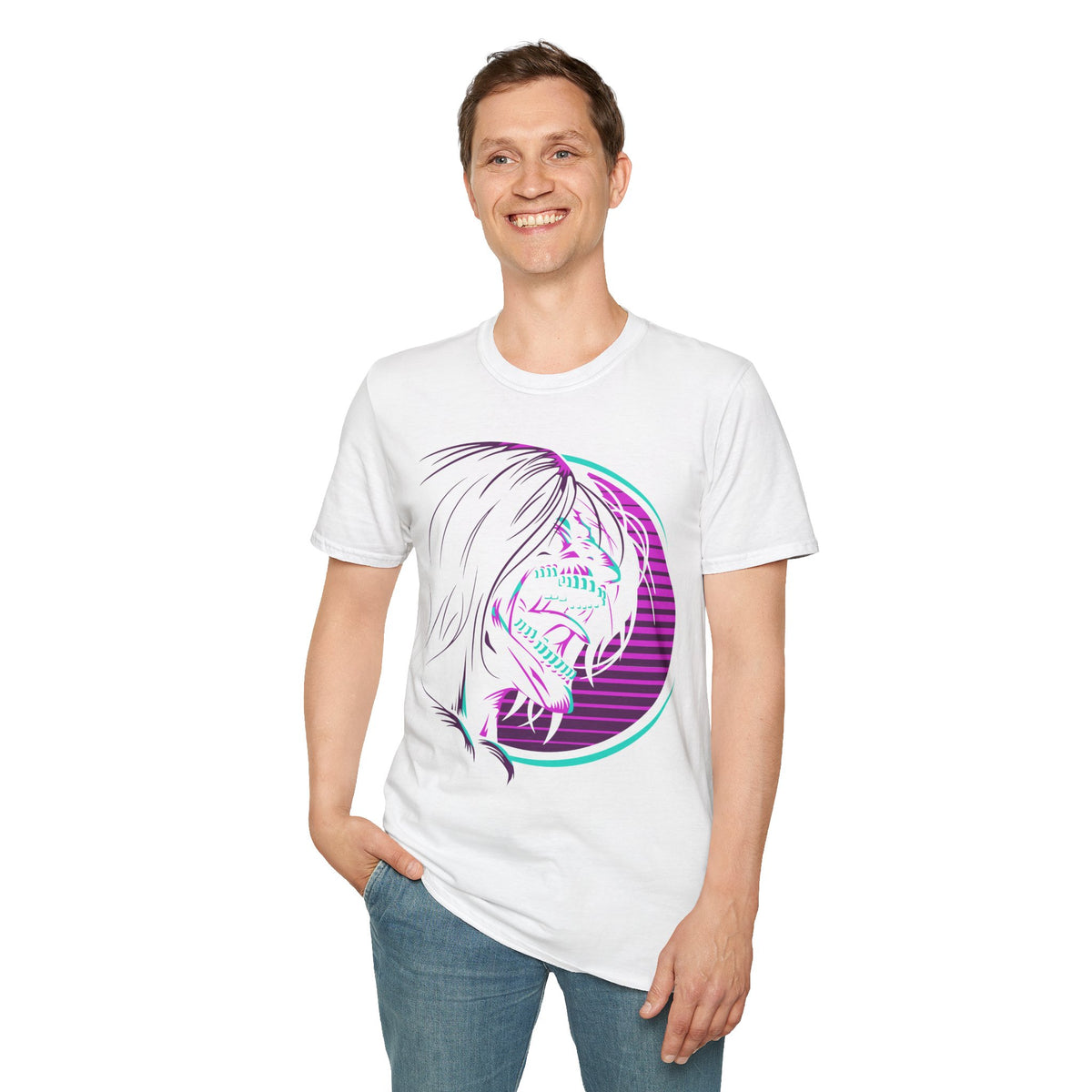 ATTACK ON TITAN ANIME  Printed T-Shirt - Vintage Titan Design