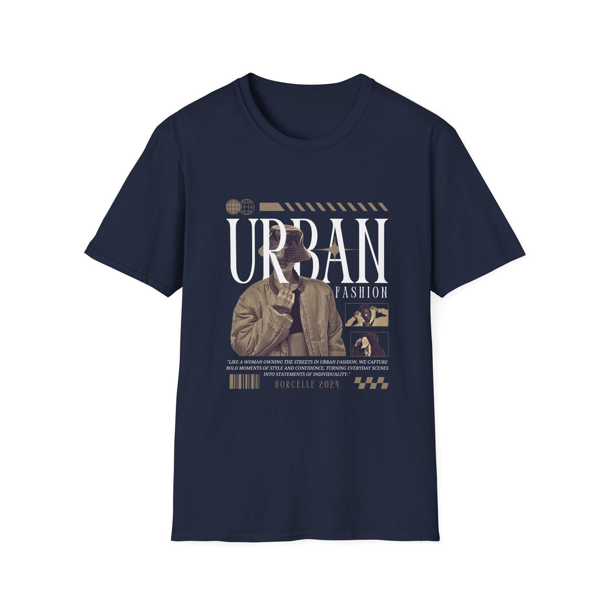 Urban Fashion Unisex Girls T-Shirt - Trendy Graphic Tee for Everyday Wear