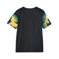 Men's Sports Premium Jersey - Haunted House Graphic Tee for Halloween Enthusiasts