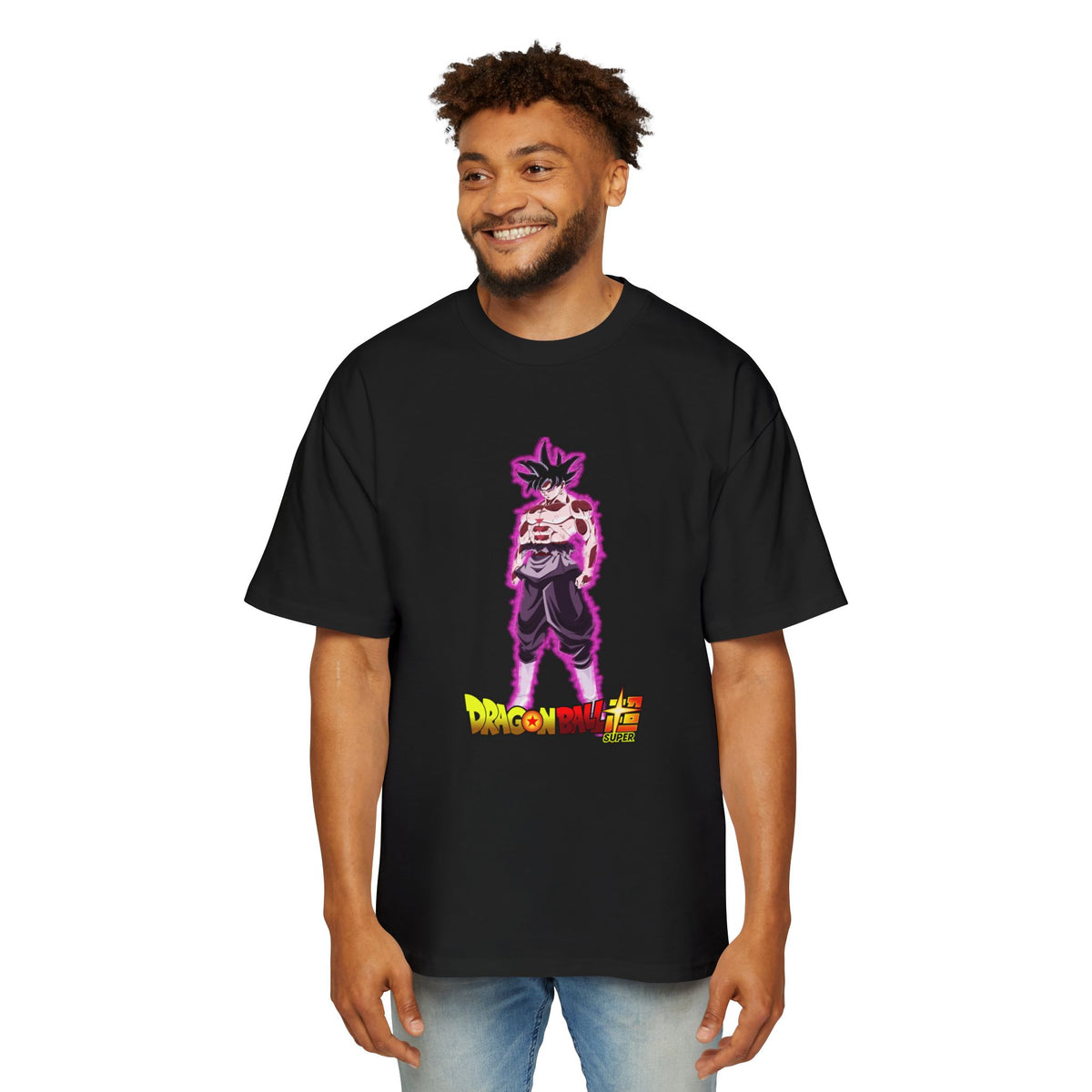 Dragon Ball Z Men's Heavy Oversized Tee - Casual Streetwear for Anime Fans