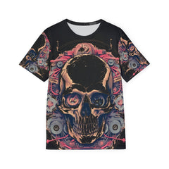 Skull Graphic Men's Sports Premium Jersey - Unique Athletic Wear for Casual Style