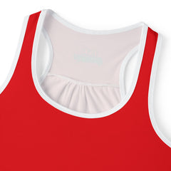 Vibrant Red Women's Tank Top - Perfect for Summer and Active Days