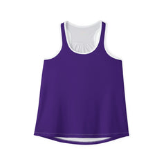 Women's Purple Active Tank Top - Stylish Workout Top for Fitness Enthusiasts