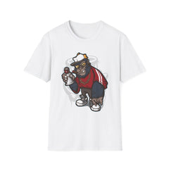 Cool Urban Bear Graffiti Unisex Softstyle T-Shirt