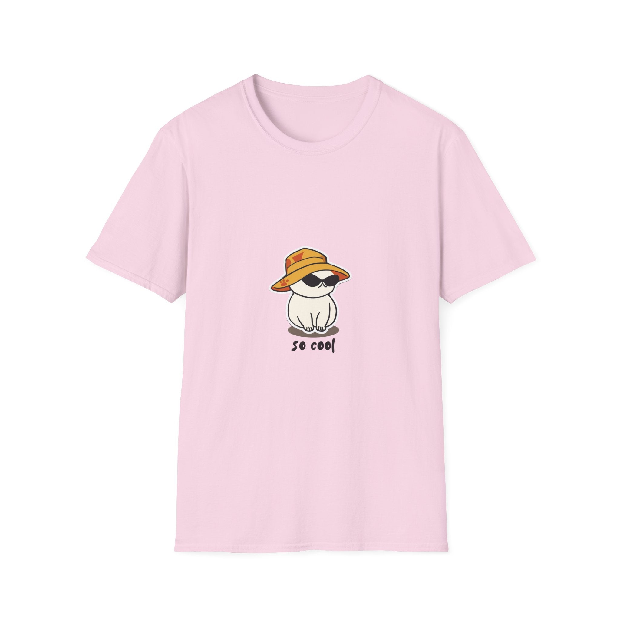 Cool Dog Graphic Unisex Softstyle Girls T-Shirt