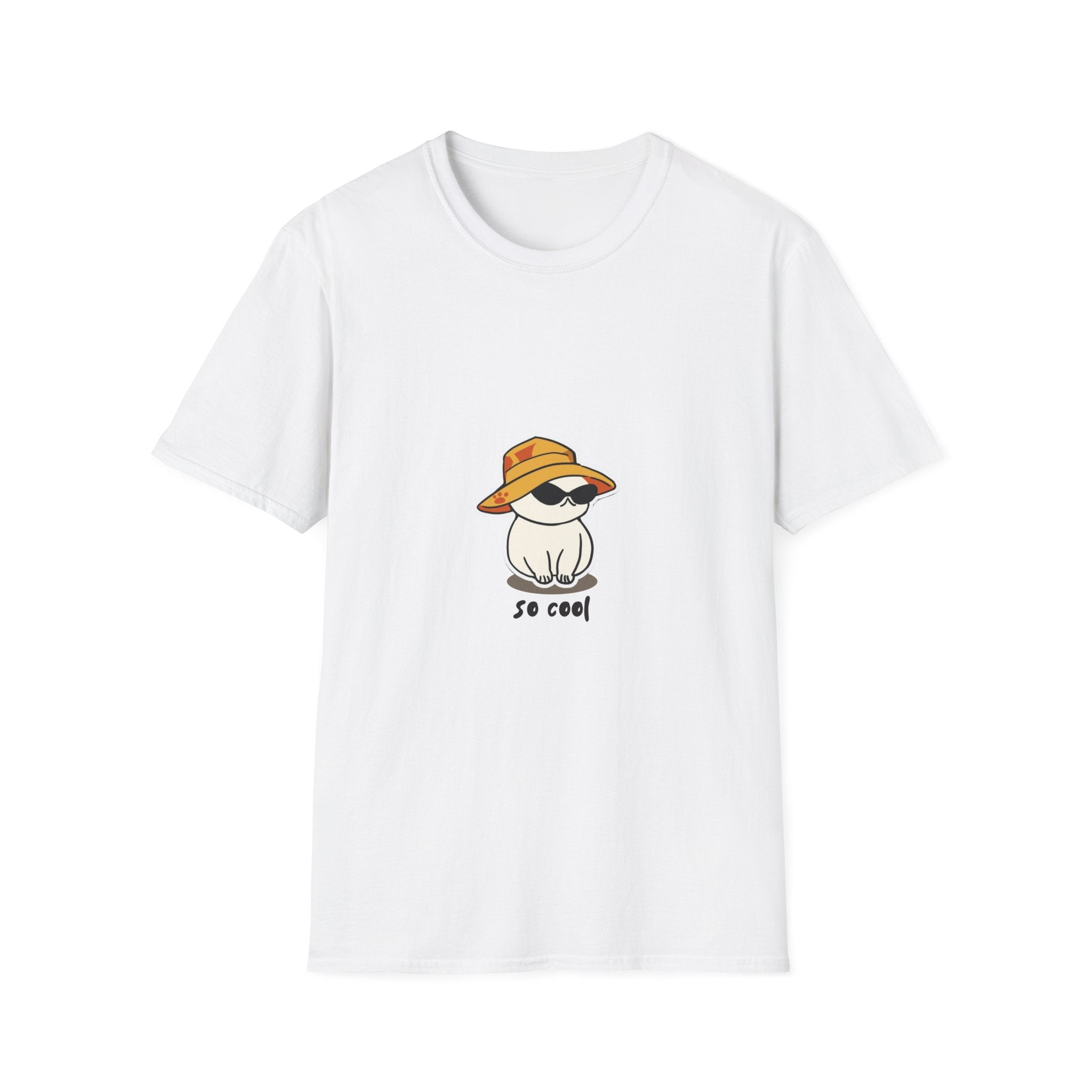 Cool Dog Graphic Unisex Softstyle Girls T-Shirt