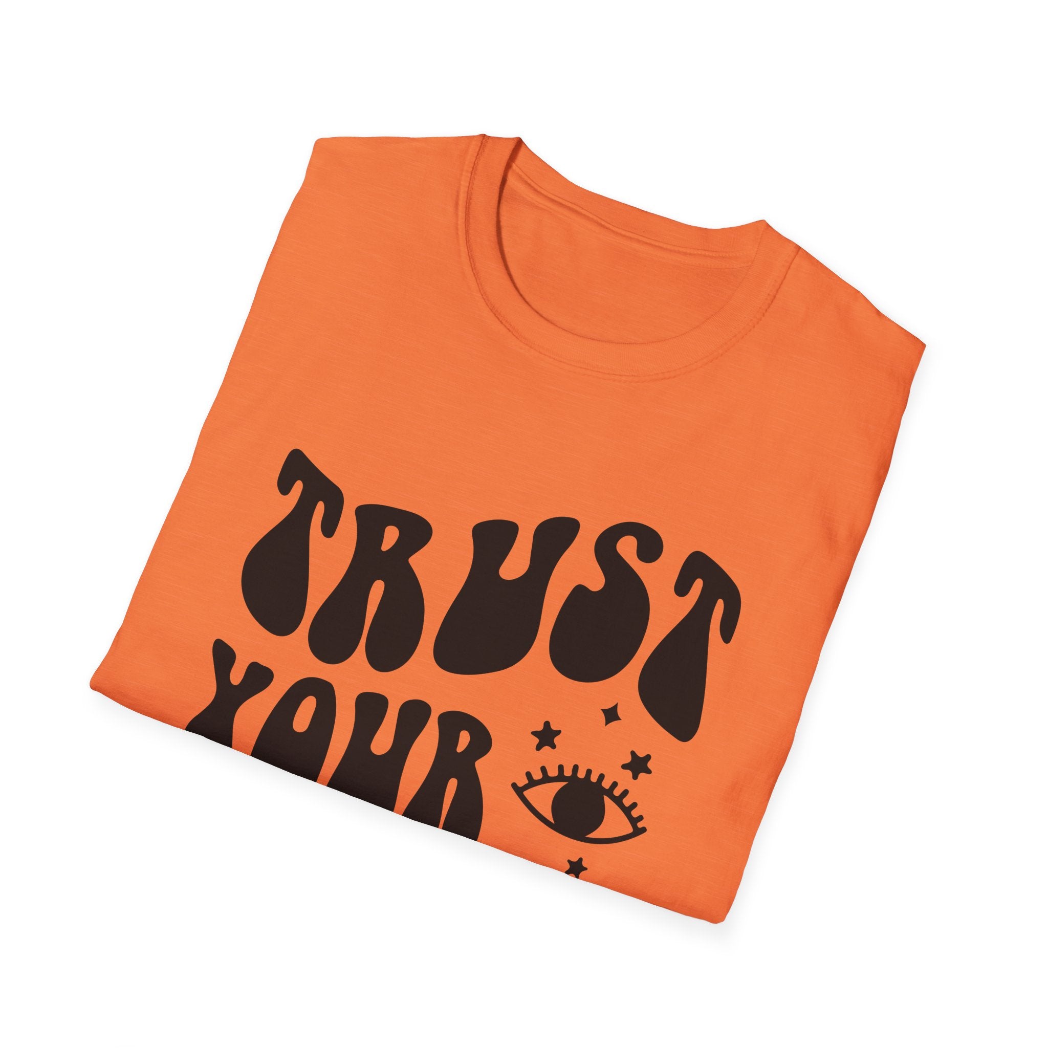 Trust Your Vision Printed English quotes  Unisex Softstyle T-Shirt - Inspirational Graphic Tee