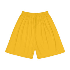 Bright Yellow Men’s Sports Shorts - Perfect for Active Lifestyle