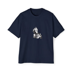 Men's Heavy Oversized DRAGON Tee with Bold Graphic Design